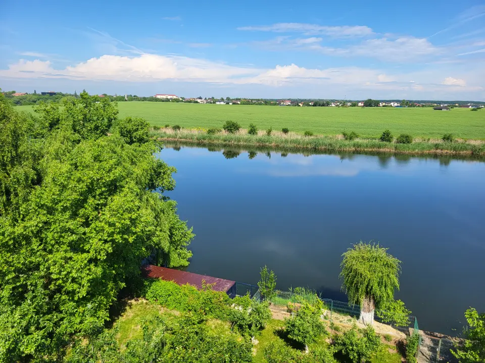 Casă de lux cu ponton, Lac Balotești, lângă DN1