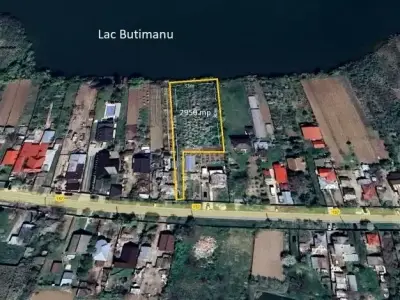 Teren 2950mp, Butimanu, Lac, Utilități, DN1A