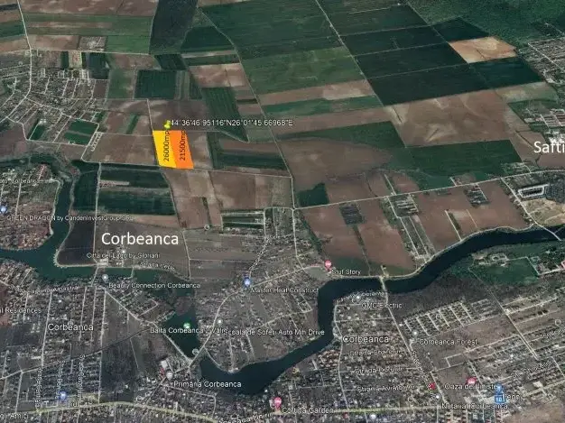 Teren 26.000 mp Corbeanca Orac, acces 3 drumuri, aproape de DN1!